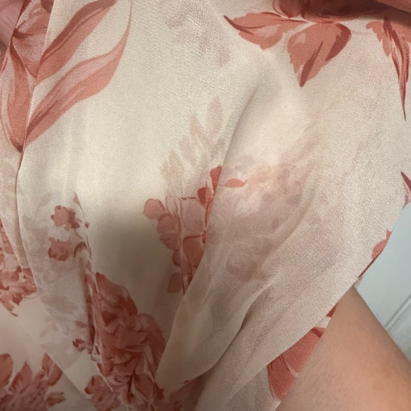 Baltic Born Floral Long Sleeve Dress in Pink and Red - Picture 13 of 16